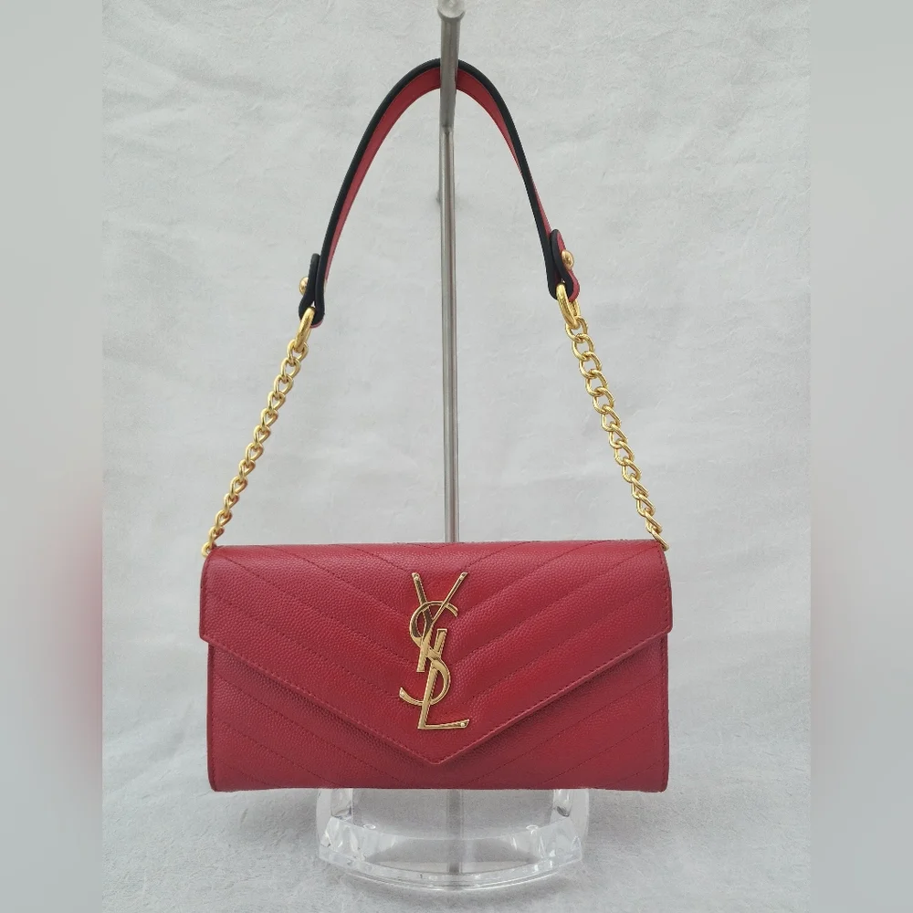 Auth YSL Yves Saint Laurent Wallet to Crossbody Bag - Picture 8 of 12